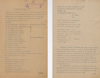 Abbildung 6: Niederschrift der Verhandlungen im Stationskommando am 4. November 1918, Ausschnitt (BArch Freiburg, RM 31/2373, pag. 40 f.)